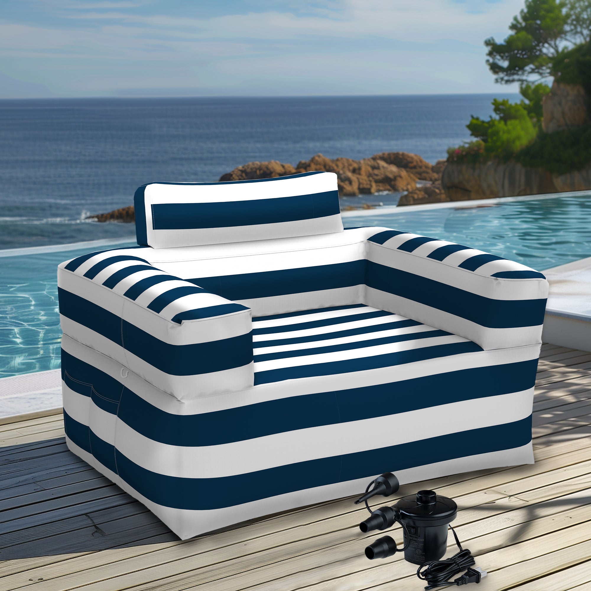 CODI Inflatable Outdoor Sofa – Waterproof Canvas Fabric, Portable